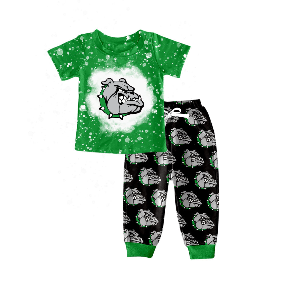 Baby Boy Asheville Team Green Shirt Pants Set