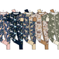 ( Moq 5 Each Style ) Sibling Baby Boys Infant  Long Sleeves Deer Footie Sleeper Zipper Rompers Clothes