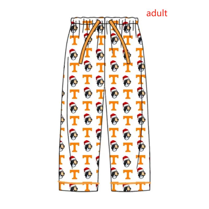 Adult Women Dog Christmas Hats Team Pants Bottoms Pajamas Moq 5