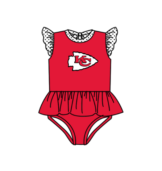 ( Moq 5 Each Style ) Baby Boys Girls Kids Team Sibling Red Jumpsuits Sets Swimsuits Clothes
