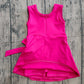 ( No moq ) Preorder Baby Girls Sleeveless Pink Bow Shorts Knee Length Yoga Active Dress