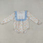 Baby Girl Long Sleeves Bows Pumpkins Flower Sibling Ruffle Fall Romper Dress Clothes RTS