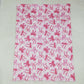 Baby Girl Kids Pink Bows Checked Blanket RTS
