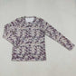 Sibling Adult Women Long Sleeves Camo Shirt Tops RTS