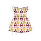 ( Moq 5 each style ) Baby Boy Girl Toddler Team Red Yellow Bows ‌Sibling Dress Set