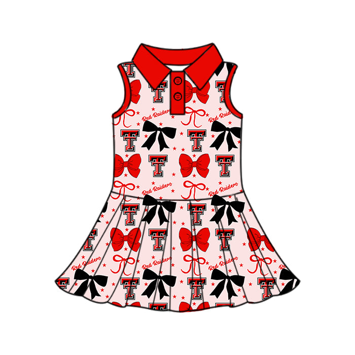 ( Moq 5 each style ) Baby Boy Girl Toddler T Team Bows Sibling Shirt Dress Set