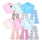 ( Moq 5 Each Style ) Sibling Baby Girls Kids Long Sleeves Zipper Pullovers Bell Pants Christmas Sets Clothes