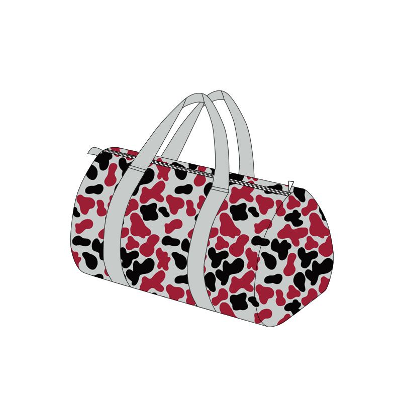 ( Moq 5 ) Preorder Toddler Kids Adult Red Black Camo Print Travel Package Gym Bag