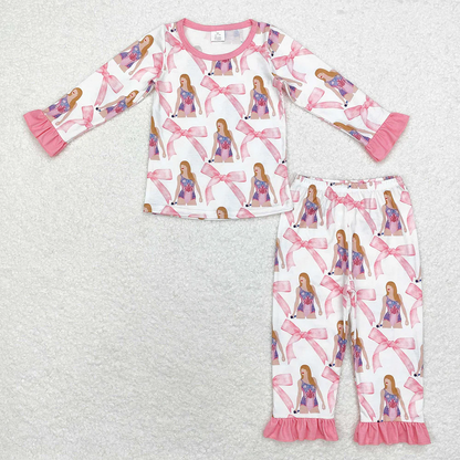 Baby Girl Long Sleeves Singer Sibling Pajamas Clothes Set