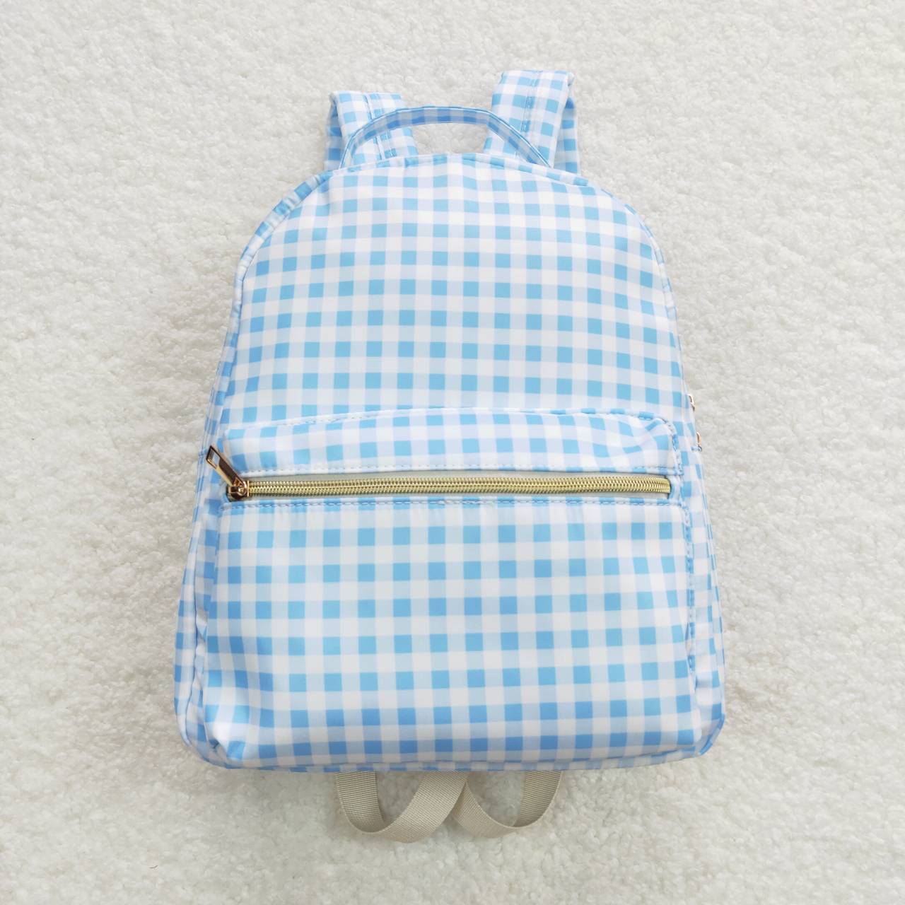 Baby Girls Children Boys Sibling Back To School Checkered Back Bags