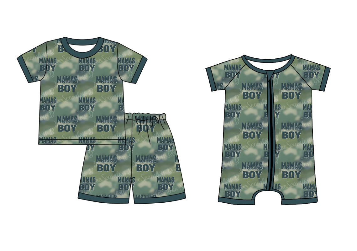 Children Kids Short Sleeves Mama's Boy Sibling Romper Clothes Set ( Moq 5 Each Design ) 12.2