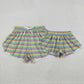 Sibling Baby Girls Adult Women Mardi Gras Stripes Yoga Active Ruffle Shorts Bottom RTS