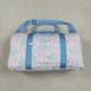 Baby Girl Kids Adult Flower Bows Blue Ruffle Travel Package Gym Bags RTS