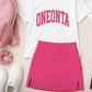 ( Moq 5 Each style ) Custom Girls Kids Short Sleeves Shirts Skirt Shorts Sets 6.19