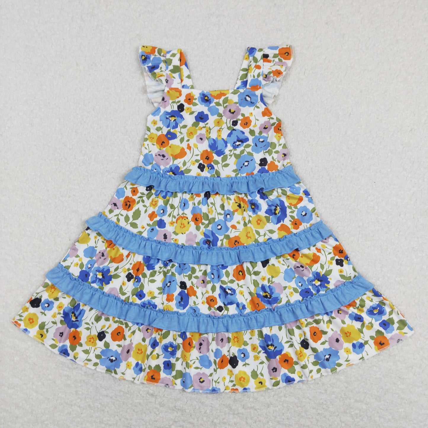 GSD0682 Easter Baby Boy Floral Ruffle Dress