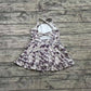 Baby Girl Straps Yoga Active Wear Knee Length Camo Dress RTS