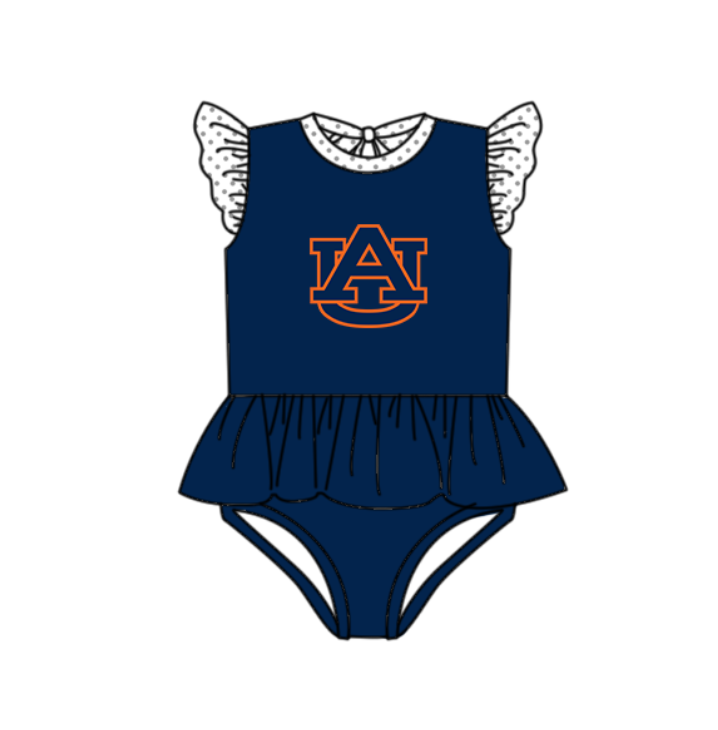 ( Moq 5 Each Style ) Baby Boys Girls Kids Team Sibling Navy Jumpsuits Sets Swimsuits