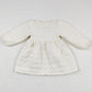 GLD0263 Baby Girl Long Sleeves Cotton-padded Jacket Dress