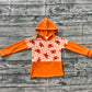 Baby Boy Orange Long Sleeves turkey Hoodies Tops Thanksgiving Shirt RTS