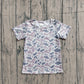 Baby Boys Kids Short Sleeves Southern Grey Camo Shirt Tops RTS