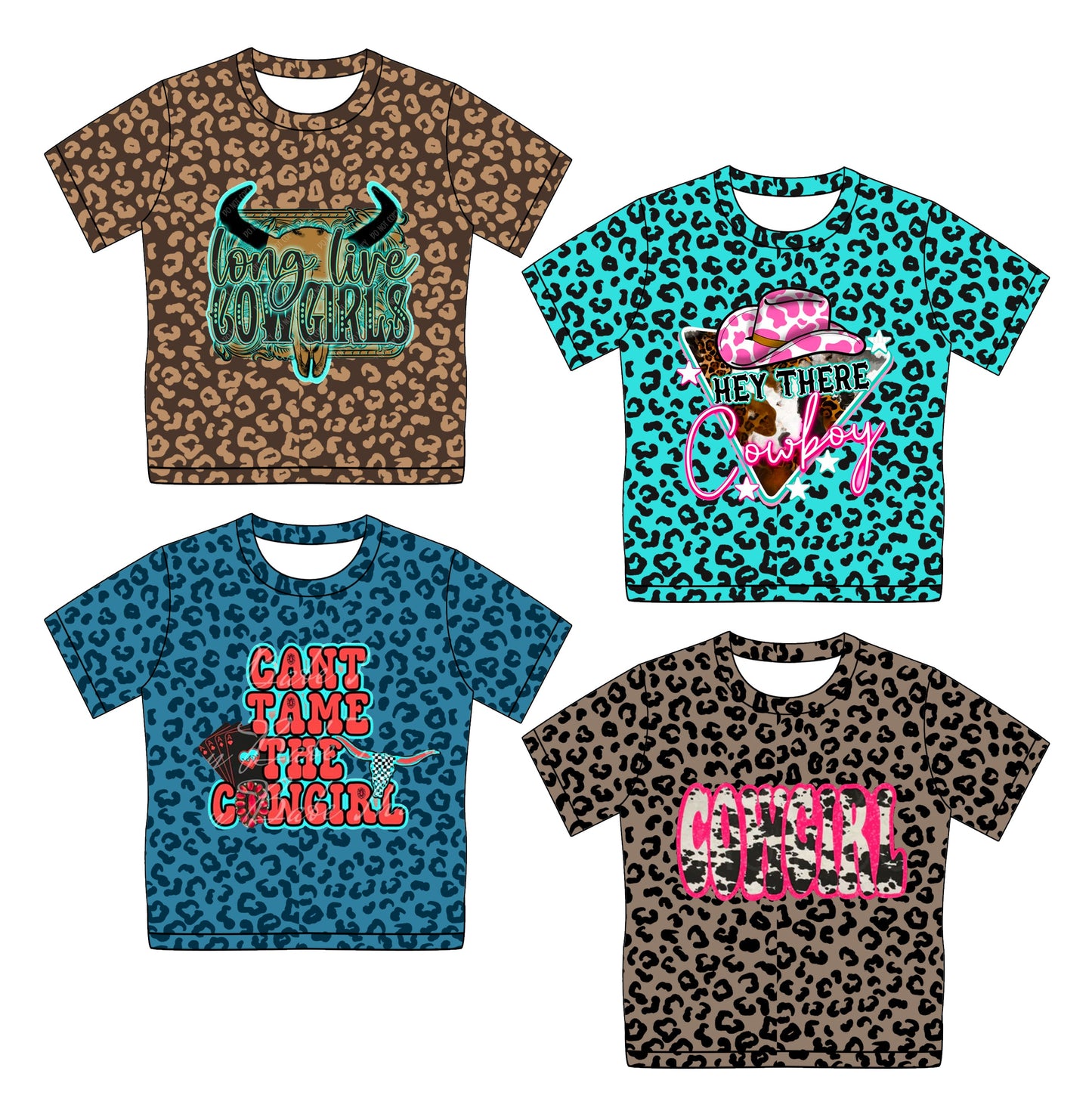 Baby Girl Short Sleeves Western Sibling Shirt ( Moq 5 Each Style ) 12.23