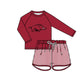 ( Moq 5 Each Style ) Baby Boys Girls Kids Team Sibling Pigs Jumpsuits Sets Swimsuits