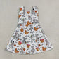 Baby Girls Kids Pumpkins Cartoon Halloween Shorts Dress Yoga Active Clothes RTS