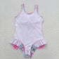 Baby Girl Sleeveless Singer One Piece Swimsuit