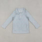 Baby Girl Long Sleeves Floral Zipper Pockets Yoga Shirt Pullover Tops RTS