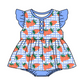 Baby Girl Strawberry Plaid Sibling Romper Dress Summer Clothes Set ( Moq 5 Each Design )