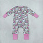 Baby Girls Infant Long Sleeves Santa Christmas Zipper Footie Sleeper Romper Camo Clothes