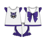 ( Moq 5 Each Style ) Baby Boys Girls Toddler Plaid Sibling Shorts Sets Team Purple Clothing