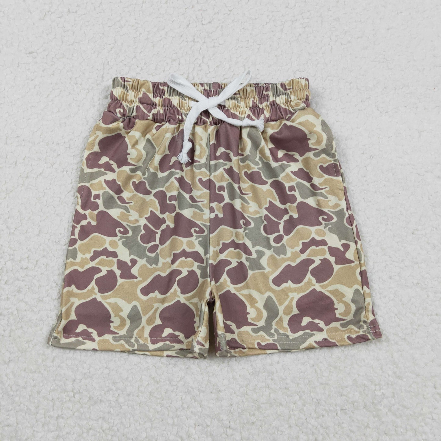 Baby Boys Kids Khaki Camo Southern Pockets Shorts Bottom RTS