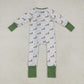 Sibling Baby Boys Ducks Hunting Season Camo Southern Zipper Footie Rompers