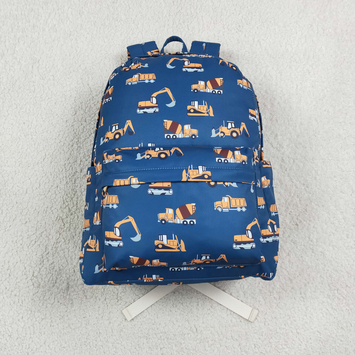 Baby Boy Construction Blue Backpack Bag RTS
