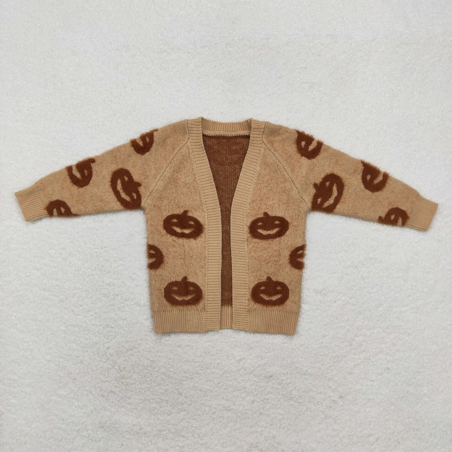 Baby Girl Fall Pumpkins Long Sleeves Sweater Coat