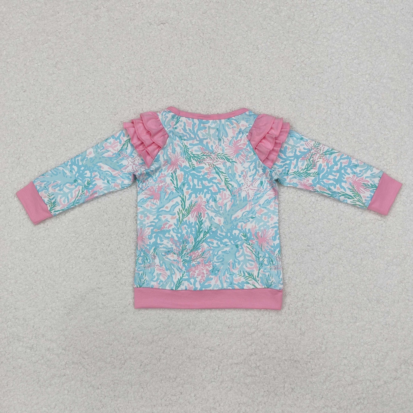 Baby Girl Long Sleeves Seaweed Tee Shirt