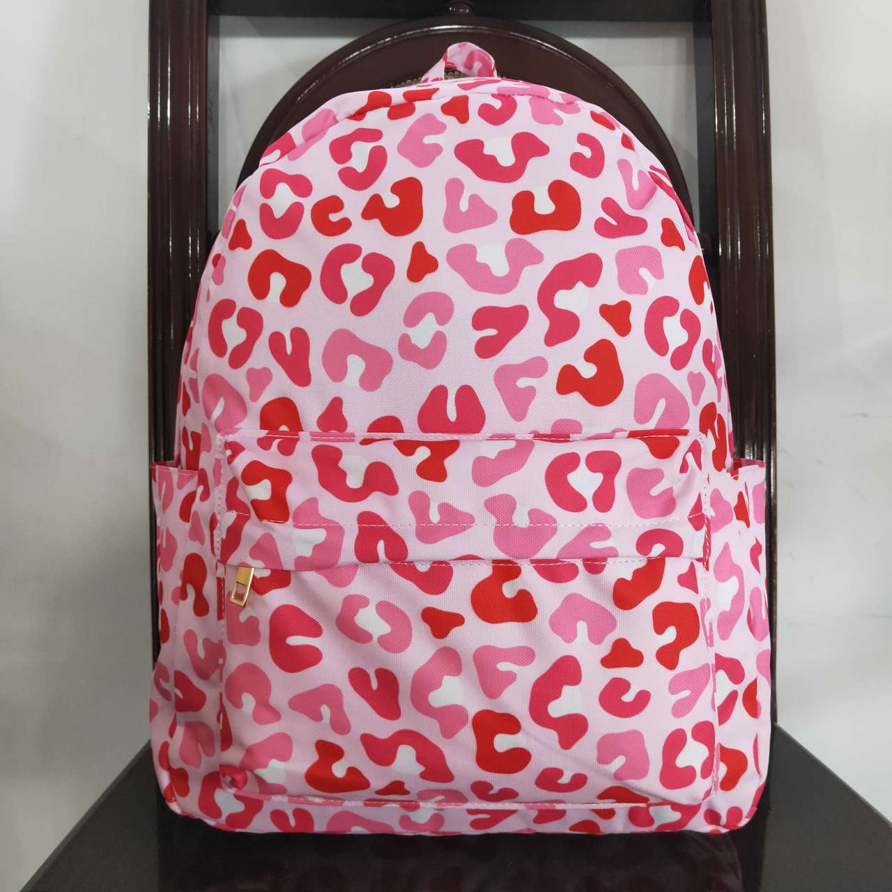 BA0150 Baby Girl Pink Leopard Backpack