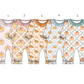 ( Moq 5 Each Style ) Sibling Baby Girls Infant Long Sleeves Pumpkins Bows Fall Rompers Clothes