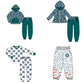 ( Moq 5 each style ) Baby Boy Girl  Team Cheer Sibling Shirt Eagles Bows Jumpsuit Dress Set 8.9