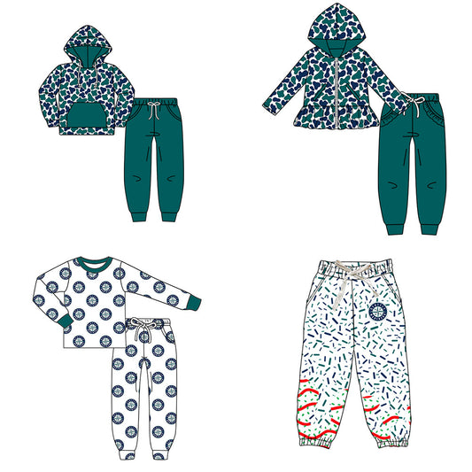 ( Moq 5 each style ) Baby Boy Girl  Team Cheer Sibling Shirt Eagles Bows Jumpsuit Dress Set 8.9