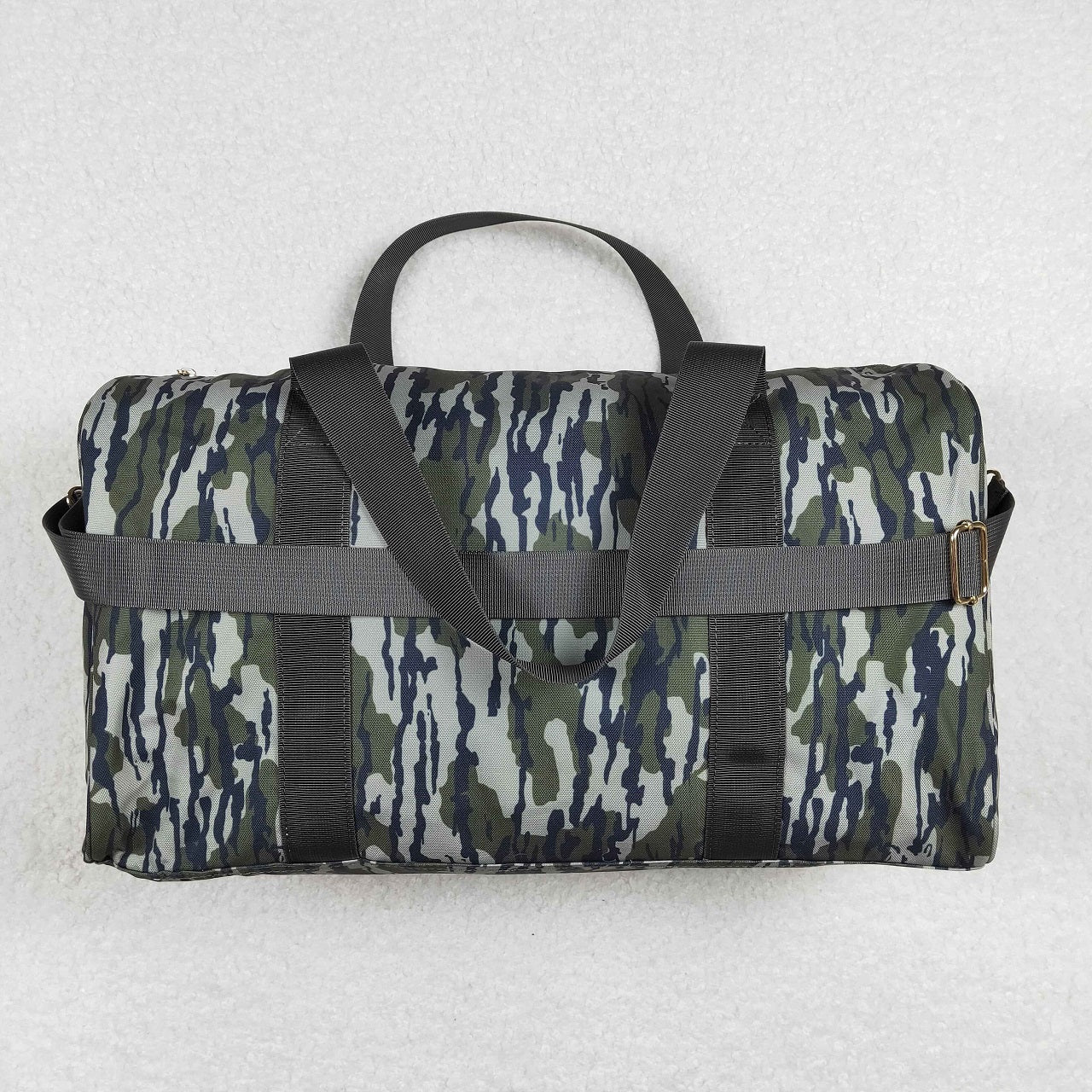 BA0159 Kids Adult Camo Travel Duffle Bag