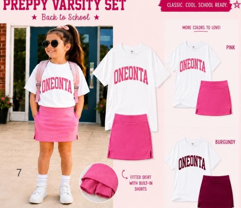 ( Moq 5 Each style ) Custom Girls Kids Short Sleeves Shirts Skirt Shorts Sets 6.19