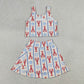 Baby Girls Kids Sleeveless Crayfish Bows Tops Shorts Skirt Yoga Active Clothes Set RTS