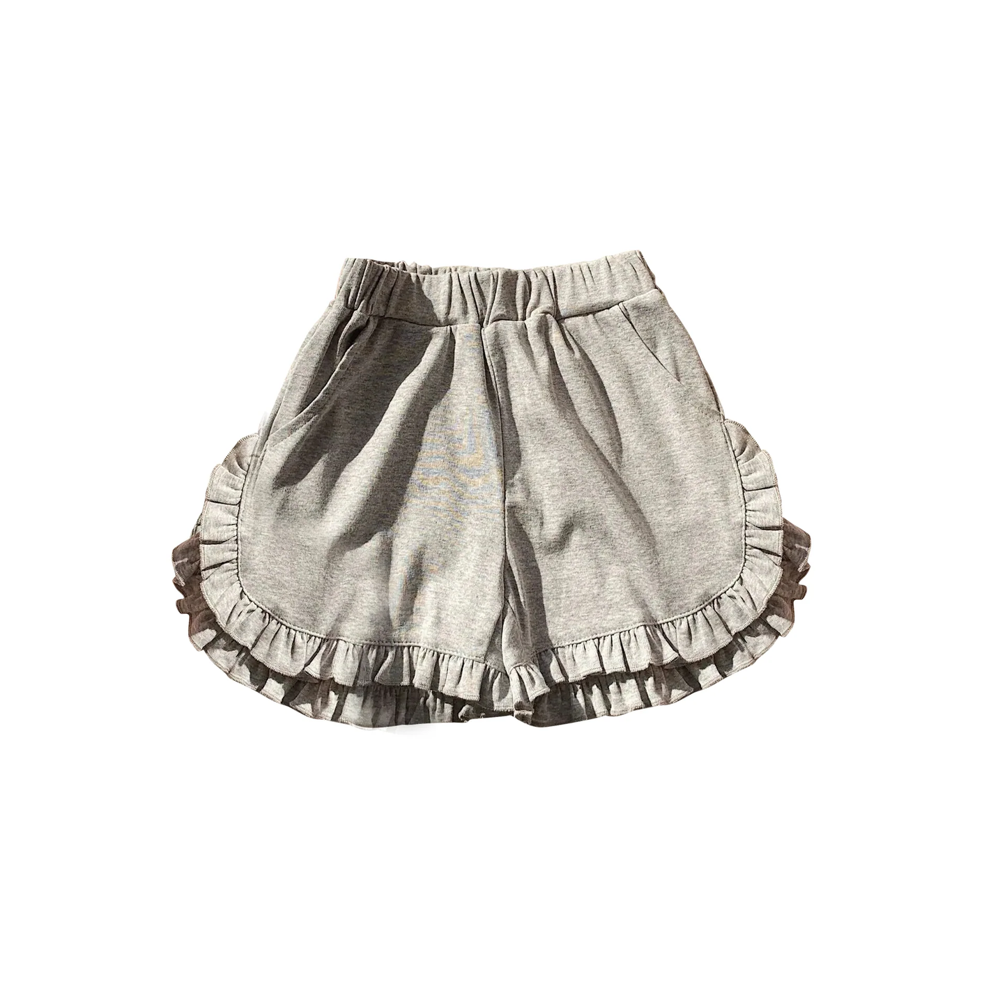 Moq 3 Pre-order SS0233 Baby Girl Cotton ruffle Shorts