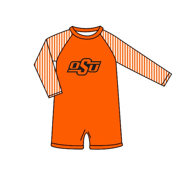 ( Moq 5 Each Style ) Baby Boys Girls Kids Team Sibling Jumpsuits Sets Swimsuits