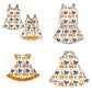 ( Moq 5 each style ) Baby Girl Toddler I Team Bows Sibling Dress Set 6.25
