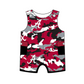 ( Moq 5 each style ) Baby Boy Girl Team A Camo Sibling Dress Romper Set 5.6