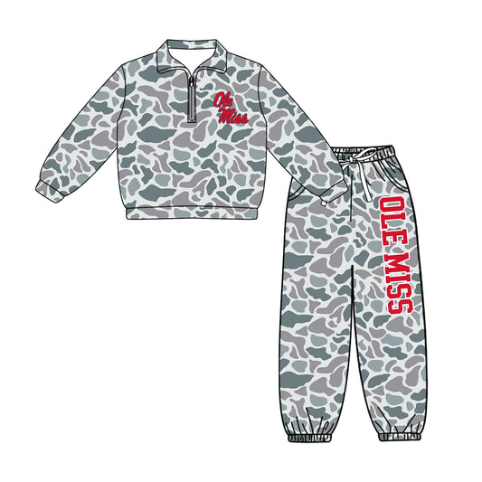 ( Moq 5 ) Baby Boys Toddler Long Sleeves Zipper Pullover Jogger Pants Team Clothes Set