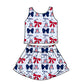 ( Moq 5 each style ) Baby Girl Toddler A Team Bows Sibling Dress Set 6.24
